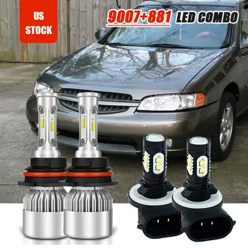 For Dodge Dakota 2001-04 9007 LED Headlight Hi/Lo + 881 Fog Light Bulb Comb 
For Dodge Dakota 2001-04 9007 LED Headlight Hi/Lo + 881 Fog Light Bulb Comb