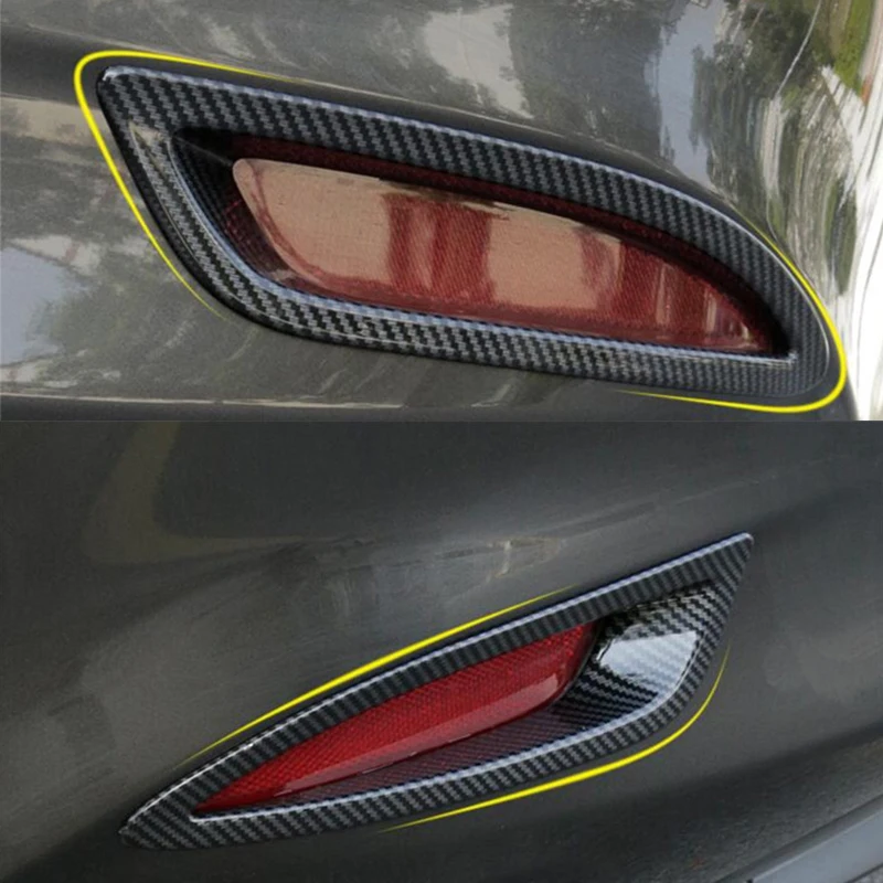 CEYUSOT for Mazda 6 rear fog lamp frame 2018 19 20 Rear Bumper Reflector Fog Light Cover Trim ABS carbon fiber mazda6 Auto parts
CEYUSOT for Mazda 6 rear fog lamp frame 2018 19 20 Rear Bumper Reflector Fog Light Cover Trim ABS carbon fiber mazda6 Auto parts