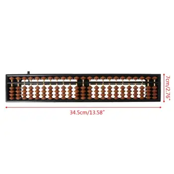 Portable Chinese 23 Digits Column Abacus Arithmetic Soroban Calculating Counting Math Learning Tool for Children
Portable Chinese 23 Digits Column Abacus Arithmetic Soroban Calculating Counting Math Learning Tool for Children