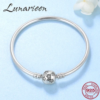 New High Quality 925 Sterling Silver Star Zircon Bead Lock Charm Bracelets Fine jewelry Making Womens accessories Wholesale 2019
New High Quality 925 Sterling Silver Star Zircon Bead Lock Charm Bracelets Fine jewelry Making Womens accessories Wholesale 2019