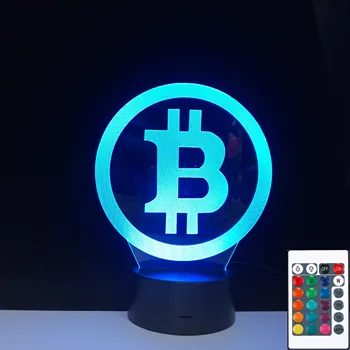 Simple Bitcoin Night Light 3D LED USB RGB Table Desk Lamp Home Decor Christmas Gift Display Bulb Boy Toys Birthday Present
Simple Bitcoin Night Light 3D LED USB RGB Table Desk Lamp Home Decor Christmas Gift Display Bulb Boy Toys Birthday Present