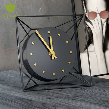 5 inches European Antique Luxury Iron Clock Living Room Home Vintage Mute Clock Table Clock Retro Roman Desktop Ornaments
5 inches European Antique Luxury Iron Clock Living Room Home Vintage Mute Clock Table Clock Retro Roman Desktop Ornaments