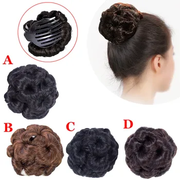 Professional hair styling tools accessories Female Wig Hair Bride Makeup Bun Ring Curly Flowers Chignon Hairpiece D301106
Professional hair styling tools accessories Female Wig Hair Bride Makeup Bun Ring Curly Flowers Chignon Hairpiece D301106