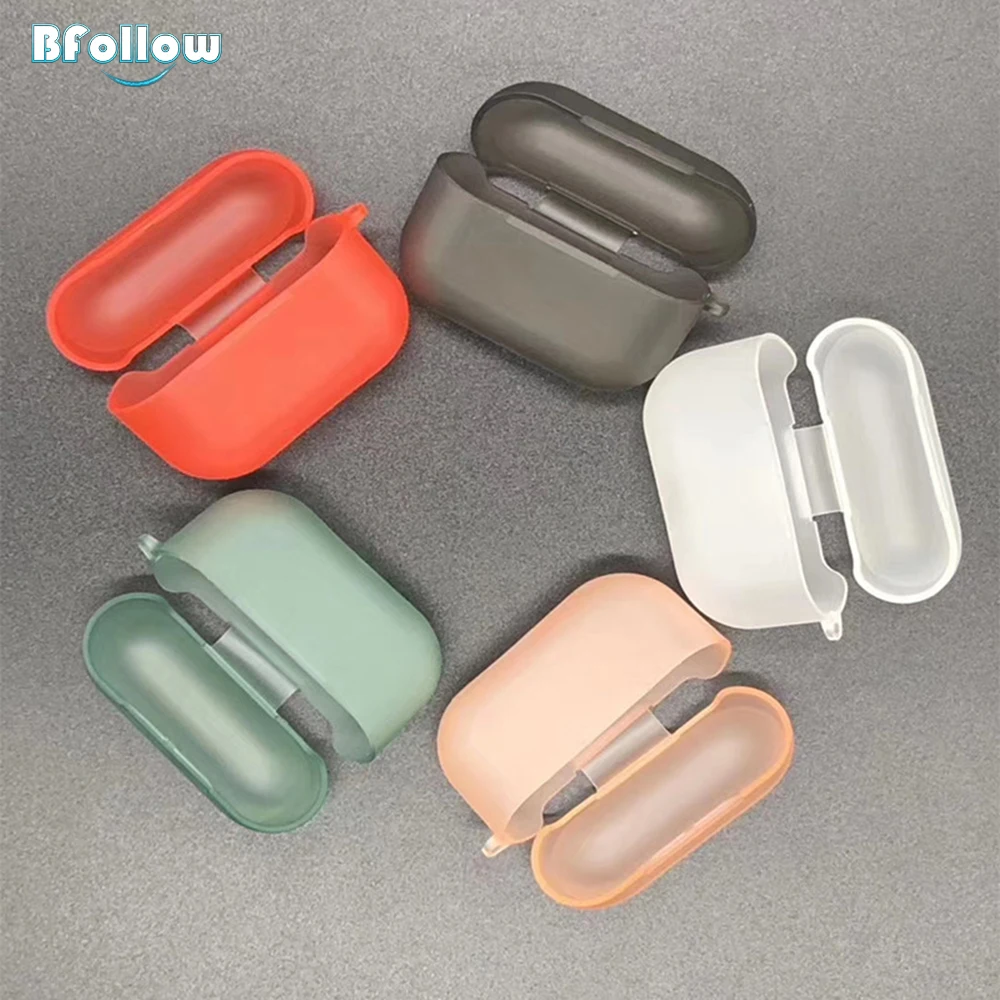 BFOLLOW Translucent Frosted Case For AirPods Pro 2019 Matte Clear TPU Protective Cover Shockproof
BFOLLOW Translucent Frosted Case For AirPods Pro 2019 Matte Clear TPU Protective Cover Shockproof