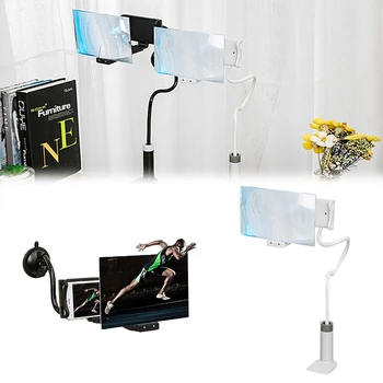 Mobile Phone High Definition Projection Bracket Adjustable Flexible All Angles Phone Tablet Holder 3D HD Screen Magnifier
Mobile Phone High Definition Projection Bracket Adjustable Flexible All Angles Phone Tablet Holder 3D HD Screen Magnifier
