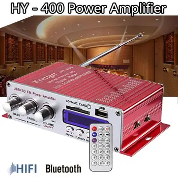 Hy-400 Hi-Fi Car Stereo Amplifier Radio Mp3 Speaker Power FM Remote Control Player For Auto Motorcycle Display Lcd With L5X7
Hy-400 Hi-Fi Car Stereo Amplifier Radio Mp3 Speaker Power FM Remote Control Player For Auto Motorcycle Display Lcd With L5X7