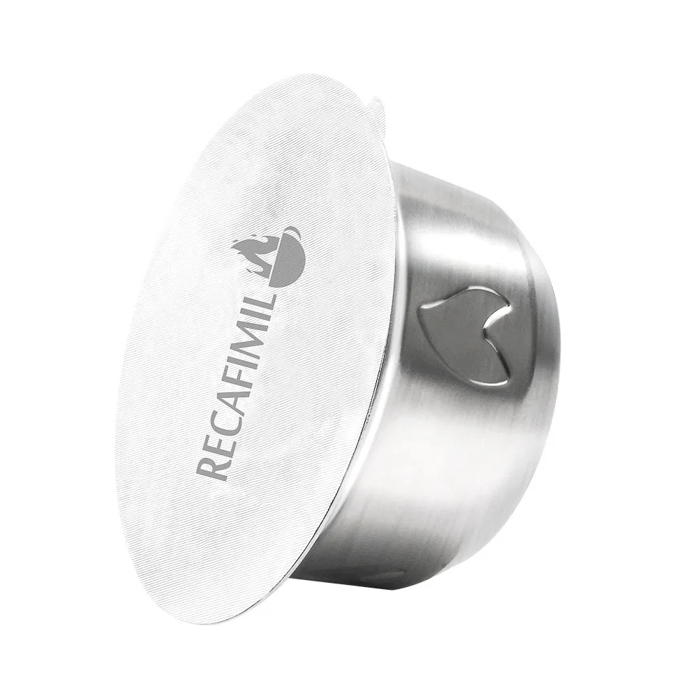 Stainless Steel Coffee Capsules Pods Filters Reusable 51-100ml For Delonghi + 30pcs Aluminum Foil
Stainless Steel Coffee Capsules Pods Filters Reusable 51-100ml For Delonghi + 30pcs Aluminum Foil