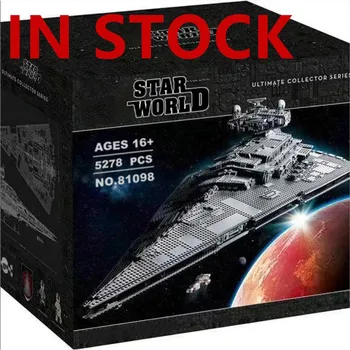 81098 Star Compatible With 75252 Imperial Star Destroyer UCS Fighters Buidling Blocks Bricks Educational Toys Birthday Gifts
81098 Star Compatible With 75252 Imperial Star Destroyer UCS Fighters Buidling Blocks Bricks Educational Toys Birthday Gifts