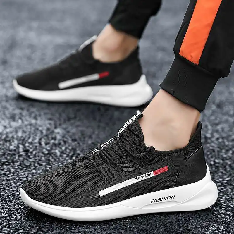 

Sport Running Men Shoes Mesh Breathable Men Sneakers New Casual Balck White Shoes Lightweight Trainer Fashion Walking Shoes