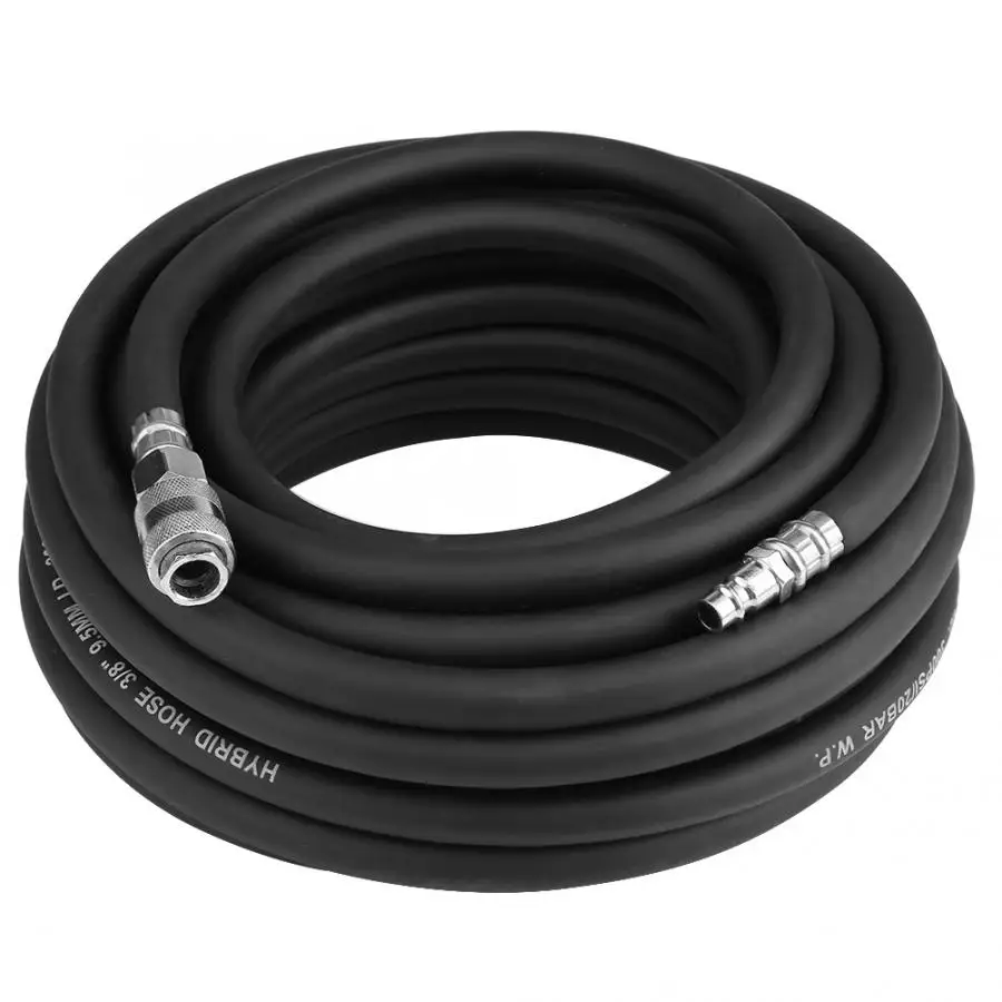 15M Flexible Rubber Pneumatic Air Hose with 5-Piece Compressor Accessory Kit Tool kit | Обустройство дома