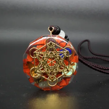 Orgone Pendant Rainbow Crystal Stones Chakra Reiki Healing Energy Generator EMF Radiation Protection Orgonite Necklace
Orgone Pendant Rainbow Crystal Stones Chakra Reiki Healing Energy Generator EMF Radiation Protection Orgonite Necklace