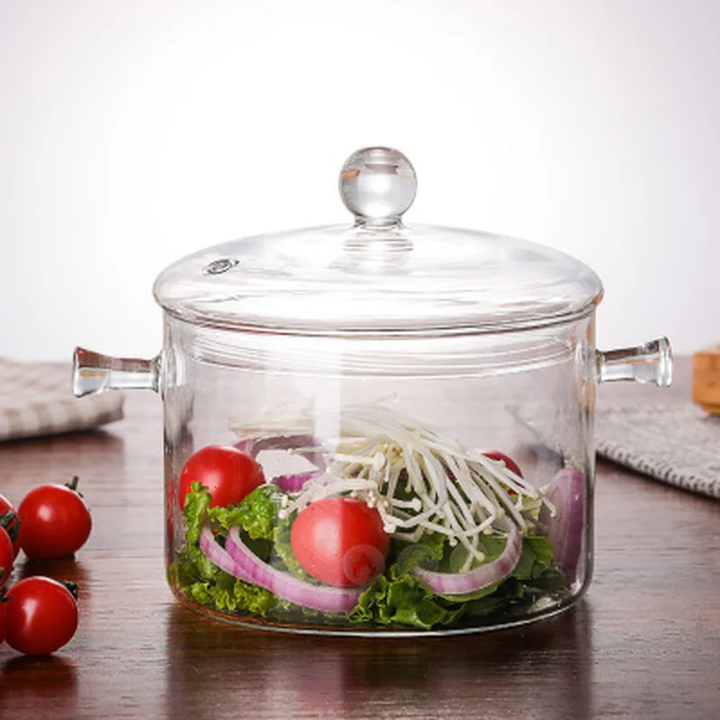 Cookware Household Transparent 1500ML Glass Soup Pot Electric Ceramic Stove Heating Glass Bowl Handmade Cooking Tools Kitchen
Cookware Household Transparent 1500ML Glass Soup Pot Electric Ceramic Stove Heating Glass Bowl Handmade Cooking Tools Kitchen