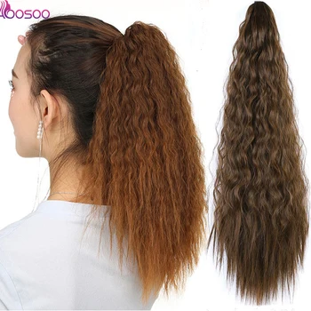 Long Afro Curly Drawstring claw Ponytail Synthetic Hairpiece Pony Tail Hair Piece For Women Fake Bun Clip In Extension 
Long Afro Curly Drawstring claw Ponytail Synthetic Hairpiece Pony Tail Hair Piece For Women Fake Bun Clip In Extension