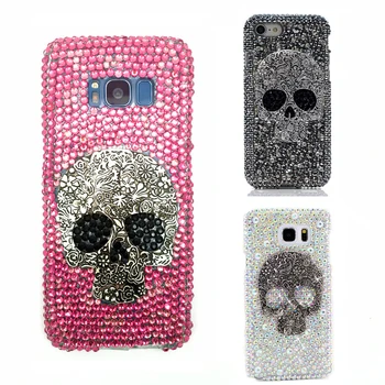Luxury Women Handmade Rhinestone Diamond Skull Phone Cover Case For Samsung a50 a70 s8 s9 a40 a20 s10 plus phone case
Luxury Women Handmade Rhinestone Diamond Skull Phone Cover Case For Samsung a50 a70 s8 s9 a40 a20 s10 plus phone case