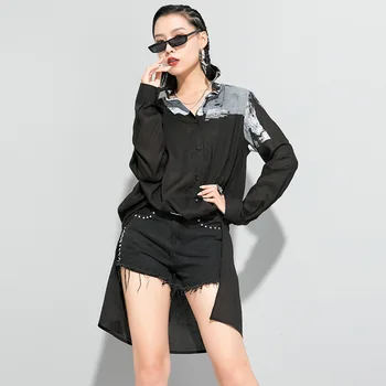 2020 Spring New Designer Womens Tops and Blouses Korean Leisure Line Pattern Plus Size Women Clothes Fashion Shirts LT904S30
2020 Spring New Designer Womens Tops and Blouses Korean Leisure Line Pattern Plus Size Women Clothes Fashion Shirts LT904S30