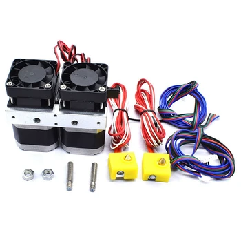 3D Printer Parts MK8 Double Color Extruder Print Head 1.75MM for Mendel Prusa Makerbot Printrbot Printhead for Prusa I3
3D Printer Parts MK8 Double Color Extruder Print Head 1.75MM for Mendel Prusa Makerbot Printrbot Printhead for Prusa I3