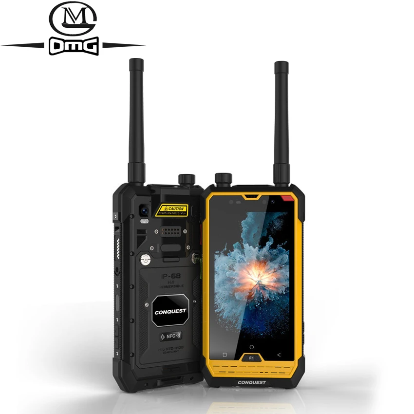 CONQUEST S1 IP68 shockproof mobile phone NFC OTG Walkie Talkie MTK6753 octa core 3GB + 32GB Android 6.0 4G Rugged Smartphone
CONQUEST S1 IP68 shockproof mobile phone NFC OTG Walkie Talkie MTK6753 octa core 3GB + 32GB Android 6.0 4G Rugged Smartphone