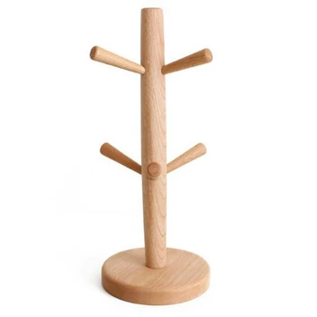 Wood Kitchen Storage Rack Mug Rack Tree Removable Bamboo Mug Stand Storage Coffee Tea Cup Organizer Hanger Holder with 6
Wood Kitchen Storage Rack Mug Rack Tree Removable Bamboo Mug Stand Storage Coffee Tea Cup Organizer Hanger Holder with 6