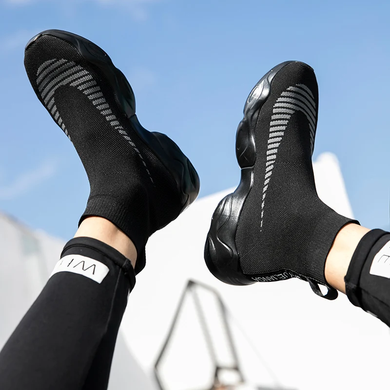 Shoes Men Shoes Breathable Outdoor Sock Shoes Women Sneakers Comfortable Training Footwear Walking High Top Zapatos De Hombre
Shoes Men Shoes Breathable Outdoor Sock Shoes Women Sneakers Comfortable Training Footwear Walking High Top Zapatos De Hombre