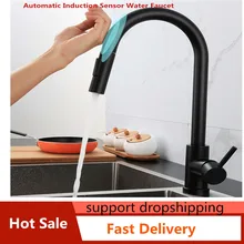 Brushed Kitchen Faucet Smart Touch Automatic Induction 304 Stainless Steel Sensor Kitchen Mixer Tap Pull Down Gold Touch Kitche
Brushed Kitchen Faucet Smart Touch Automatic Induction 304 Stainless Steel Sensor Kitchen Mixer Tap Pull Down Gold Touch Kitche