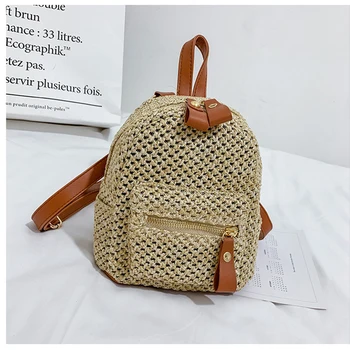 YXZ Summer New Straw bags Fashion Grass Woven Backpack For Women Trend Hollow Knapsack Joker рюкзак женский 2020
YXZ Summer New Straw bags Fashion Grass Woven Backpack For Women Trend Hollow Knapsack Joker рюкзак женский 2020