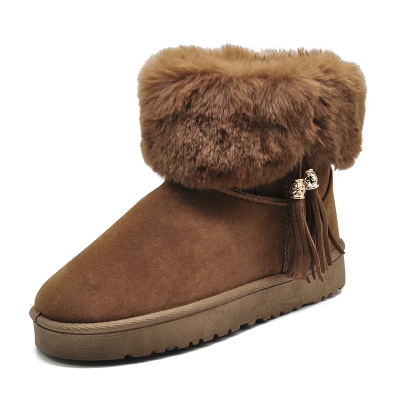 Snow Boots Winter Women Round Toe Thick Bottom Dropshipping Fringe Fashion Breathable Keep Warm Plush Causal Women Boots
Snow Boots Winter Women Round Toe Thick Bottom Dropshipping Fringe Fashion Breathable Keep Warm Plush Causal Women Boots