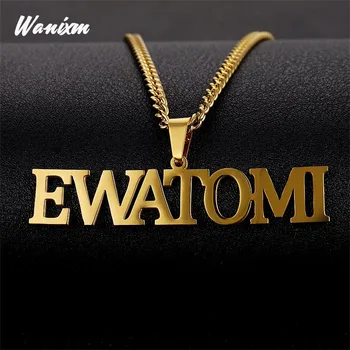 Customized Name Letter Necklaces for Women Personalized Initial Gold Chain Stainless Steel Necklace Nameplate Jewelry
Customized Name Letter Necklaces for Women Personalized Initial Gold Chain Stainless Steel Necklace Nameplate Jewelry