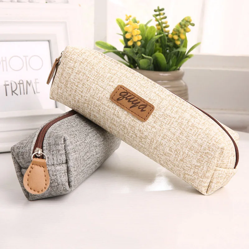 Creative Simple Solid Color Pencil Case Canvas Pencil Bag Small and Portable Pen Case For Kids School Office Supplies Stationery
Creative Simple Solid Color Pencil Case Canvas Pencil Bag Small and Portable Pen Case For Kids School Office Supplies Stationery