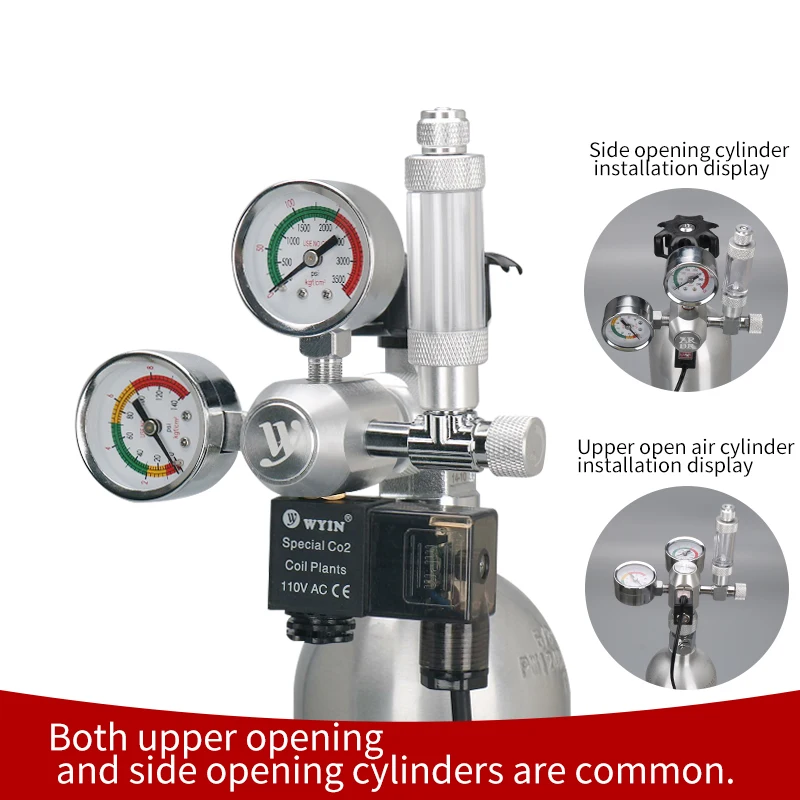 WYINzrdr Aquarium CO2 Regulator Magnetic Solenoid Kit Valve Fish Tank Accessories CO2 Control System Reactor Generator Set upper
WYINzrdr Aquarium CO2 Regulator Magnetic Solenoid Kit Valve Fish Tank Accessories CO2 Control System Reactor Generator Set upper