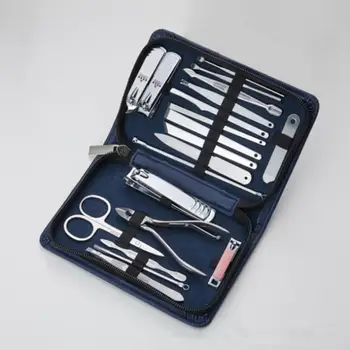 14pcs Nail Clipper Stainless Steel Cutter Nipper Trimmer Knife Manicure Pedicure Tools Professional Finger Toe Clippers Set
14pcs Nail Clipper Stainless Steel Cutter Nipper Trimmer Knife Manicure Pedicure Tools Professional Finger Toe Clippers Set