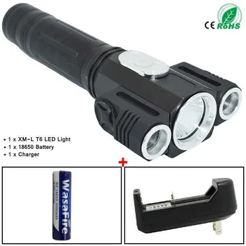 Multifunction Tactical Lanterna XM-L T6 Rotate Led Flashlight Waterproof Torch With 18650 Battery+Charger for Hunting Camping
Multifunction Tactical Lanterna XM-L T6 Rotate Led Flashlight Waterproof Torch With 18650 Battery+Charger for Hunting Camping