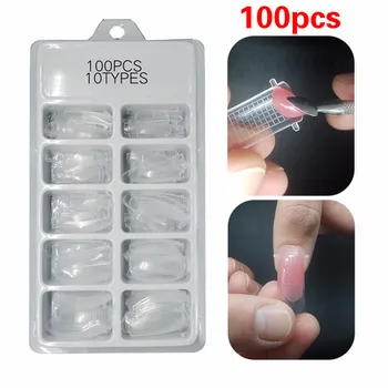 100pcs Transparent French False Nail Tips Artificial Fake Nails Art Acrylic Manicure Tools Fast Extension Crystal Nail Mold #35
100pcs Transparent French False Nail Tips Artificial Fake Nails Art Acrylic Manicure Tools Fast Extension Crystal Nail Mold #35