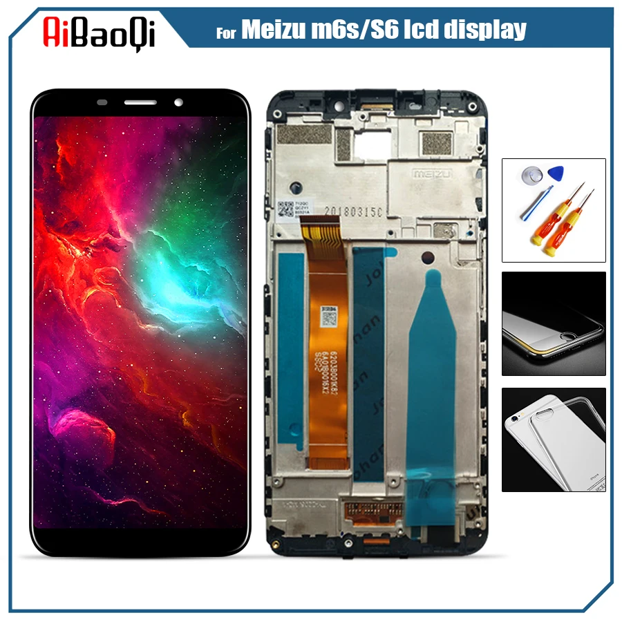 For Meizu M6S LCD Display Replacement + M712 Touch Screen Digitizer For meizu S6 LCD Black White Color Free Shipping
For Meizu M6S LCD Display Replacement + M712 Touch Screen Digitizer For meizu S6 LCD Black White Color Free Shipping
