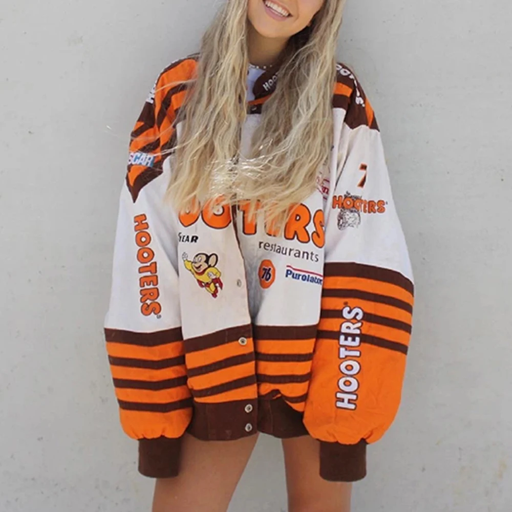 Autumn Coats Jackets Women Baseball 2021 Casual Jacket Female Fashion Loose Tops Zipper Long Sleeve Casual Jacket Streetwear
Autumn Coats Jackets Women Baseball 2021 Casual Jacket Female Fashion Loose Tops Zipper Long Sleeve Casual Jacket Streetwear