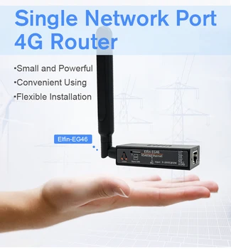 HF Elfin-EG46 4G Router RS485 to 4G Network Port Connect 4G Single Network Port 4G Router Serial Server DTU
HF Elfin-EG46 4G Router RS485 to 4G Network Port Connect 4G Single Network Port 4G Router Serial Server DTU