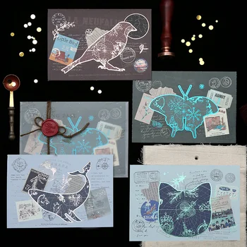 Vintage Floating Old Things Series Envelope set Golden Retro Message Card Letter Greeting card Stationary Storage Paper Gift
Vintage Floating Old Things Series Envelope set Golden Retro Message Card Letter Greeting card Stationary Storage Paper Gift