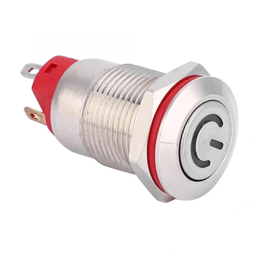Button Switch 4 Pin Water-proof 12mm Metal Button Switch Power Shaped LED Self-Lock Switch
Button Switch 4 Pin Water-proof 12mm Metal Button Switch Power Shaped LED Self-Lock Switch