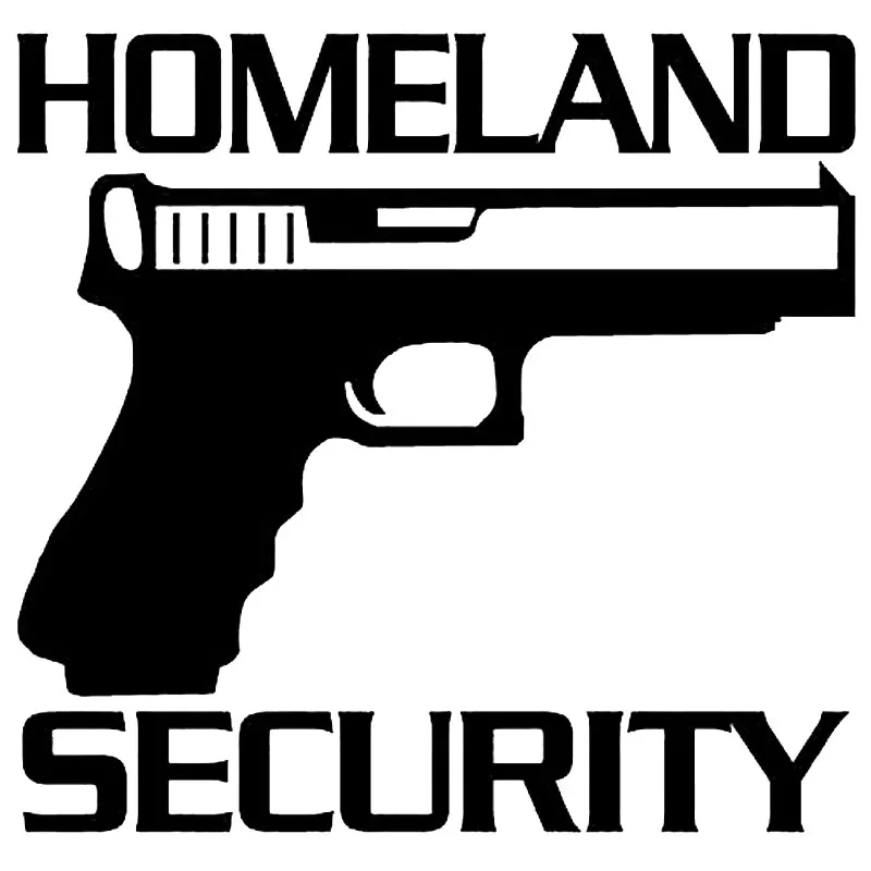 Homeland Security Gun Pistol Home Protectio Car Sticker Decals for Bumper Window Laptop Other Vehicle Car Accessories KK 15*15cm 
Homeland Security Gun Pistol Home Protectio Car Sticker Decals for Bumper Window Laptop Other Vehicle Car Accessories KK 15*15cm