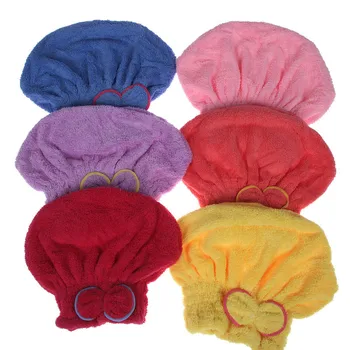 Microfiber Women Bathroom Hair Towel Quick-Dry Hair Hat Turban Super Absorbent Head Wrap Shower Cap Bath Towels
Microfiber Women Bathroom Hair Towel Quick-Dry Hair Hat Turban Super Absorbent Head Wrap Shower Cap Bath Towels