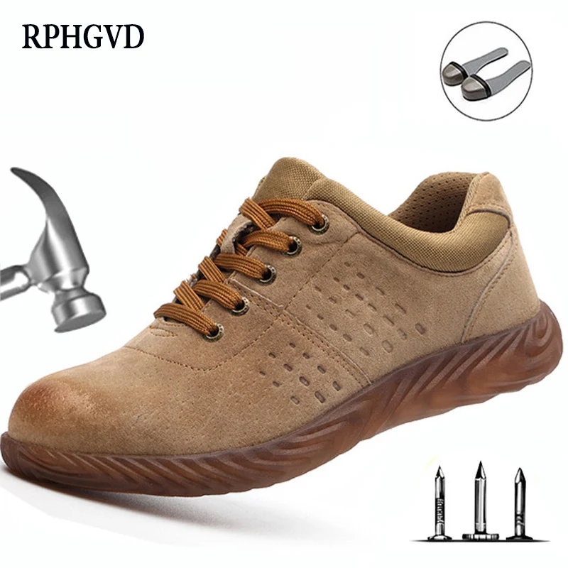 HOT Labor Insurance Shoes Men Steel Head Anti-smash Stab-resistant Anti-slip Electric Welder Beef Tendon Jelly Bottom Work Shoes
HOT Labor Insurance Shoes Men Steel Head Anti-smash Stab-resistant Anti-slip Electric Welder Beef Tendon Jelly Bottom Work Shoes