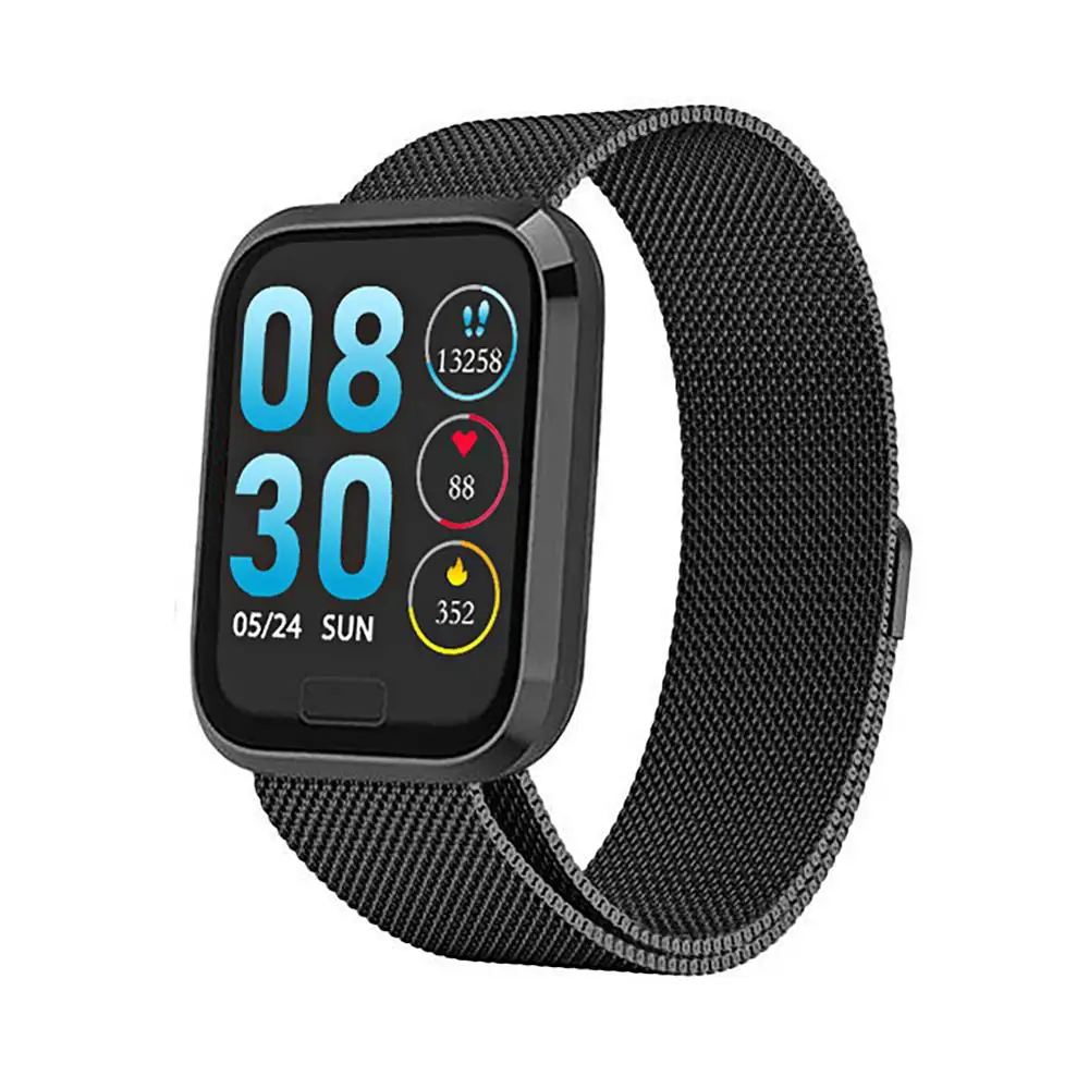 M98 smart bracelet 1.3 inch color screen heart rate blood pressure multi-function men and women waterproof sports bracelet IP68
M98 smart bracelet 1.3 inch color screen heart rate blood pressure multi-function men and women waterproof sports bracelet IP68