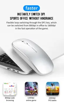 2.4G Wireless Mouse Computer Bluetooth Mouse Silent for PC Bluetooth 5.0 Silent Dual Mode Rechargeable Mouse For Laptop
2.4G Wireless Mouse Computer Bluetooth Mouse Silent for PC Bluetooth 5.0 Silent Dual Mode Rechargeable Mouse For Laptop