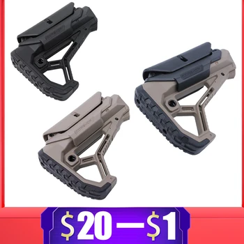 Tactical Nylon Adjustable Extended Stock for Air Guns CS Sport Paintball Airsoft BD556 M4 JinMing Gel Blaster Receiver Gearbox
Tactical Nylon Adjustable Extended Stock for Air Guns CS Sport Paintball Airsoft BD556 M4 JinMing Gel Blaster Receiver Gearbox