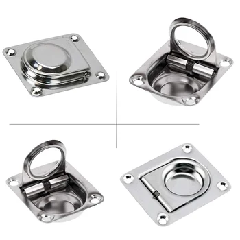 8PCS Marine Boat stainless steel locker pull ring handle yacht Loaded Flush lift handle Cabinet Locker Handle
8PCS Marine Boat stainless steel locker pull ring handle yacht Loaded Flush lift handle Cabinet Locker Handle