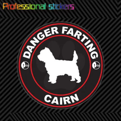 Danger Farting Cairn Sticker Decal Self Adhesive Vinyl Dog Canine Pet for Car, Laptops, Motorcycles, Office Supplies
Danger Farting Cairn Sticker Decal Self Adhesive Vinyl Dog Canine Pet for Car, Laptops, Motorcycles, Office Supplies