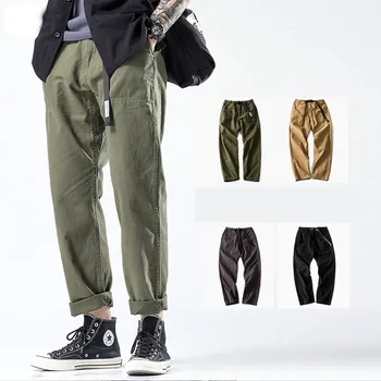 Pants Men Plus Size Straight Japanese Style Trousers Streetwear Mens Loose Ful Length Student Leisure Bottom Hipster Black S-3XL
Pants Men Plus Size Straight Japanese Style Trousers Streetwear Mens Loose Ful Length Student Leisure Bottom Hipster Black S-3XL