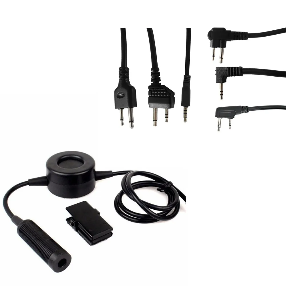 Tactical Headphone Adapter PTT TCI PTT is suitable for tactical noise reduction pick-up walkie talkie hunting shooting headset
Tactical Headphone Adapter PTT TCI PTT is suitable for tactical noise reduction pick-up walkie talkie hunting shooting headset