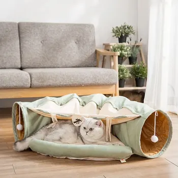 Collapsible Removable Cat Tunnel Tube Pet Interactive Play Toys Sound Paper Ring Bell For Cat Ferrets Puppy 5
Collapsible Removable Cat Tunnel Tube Pet Interactive Play Toys Sound Paper Ring Bell For Cat Ferrets Puppy 5