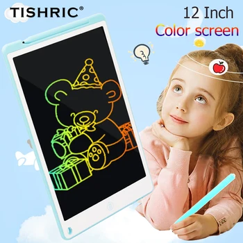 TISHRIC 12 Inch Color Screen LCD Writing Tablet With Stylus Pen Graphics Tablet Kids Educational Handwriting Pad Drawing Board
TISHRIC 12 Inch Color Screen LCD Writing Tablet With Stylus Pen Graphics Tablet Kids Educational Handwriting Pad Drawing Board