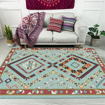 Teal Area Rug Bohemia National style Geometric Carpet For Sofa Turkish Carpet Persian Red Soft Rug Living Room Bedside Mat
Teal Area Rug Bohemia National style Geometric Carpet For Sofa Turkish Carpet Persian Red Soft Rug Living Room Bedside Mat